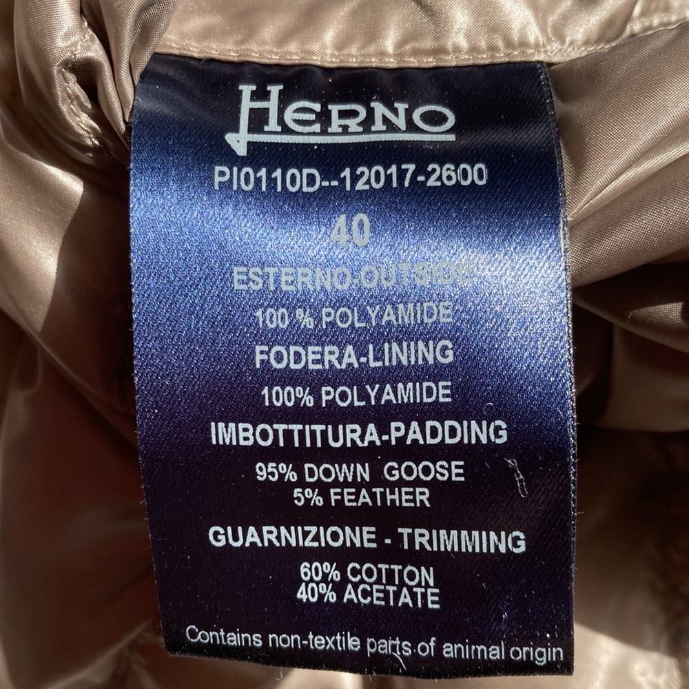 Herno Emilia jacket size 40 small - Picture 4 of 8